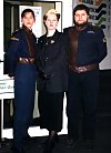 Joanna and Al as Earth Alliance officers and Jessica as psi cop