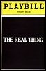 the real thing playbill