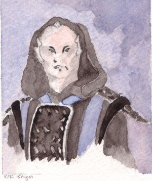 watercolor of neroon, by chinook
