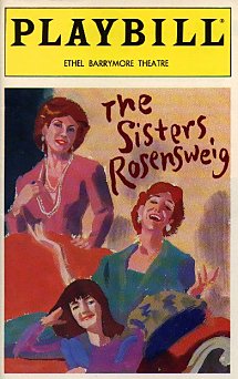 sisters rosensweig playbill - click to see larger image